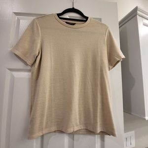 Banana Republic Champagne Glitter shirt
